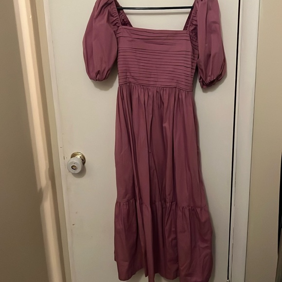 Abercrombie & Fitch Lavender Puff Sleeve Dress - Picture 3 of 4